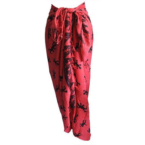 Bali Gecko Sarongs - Pink