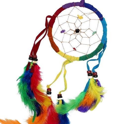 Bali Dreamcatchers - Medium Round - Rainbow