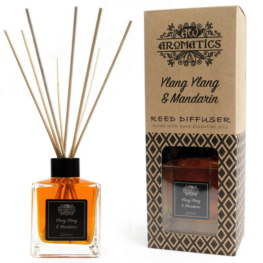 200ml Ylang Ylang & Mandarin Essential Oil Reed Diffuser