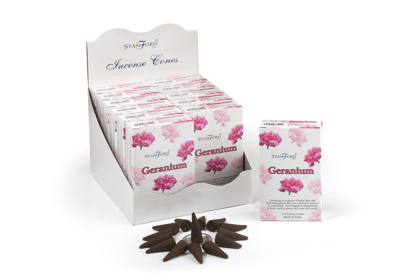 Geranium Incense Cones