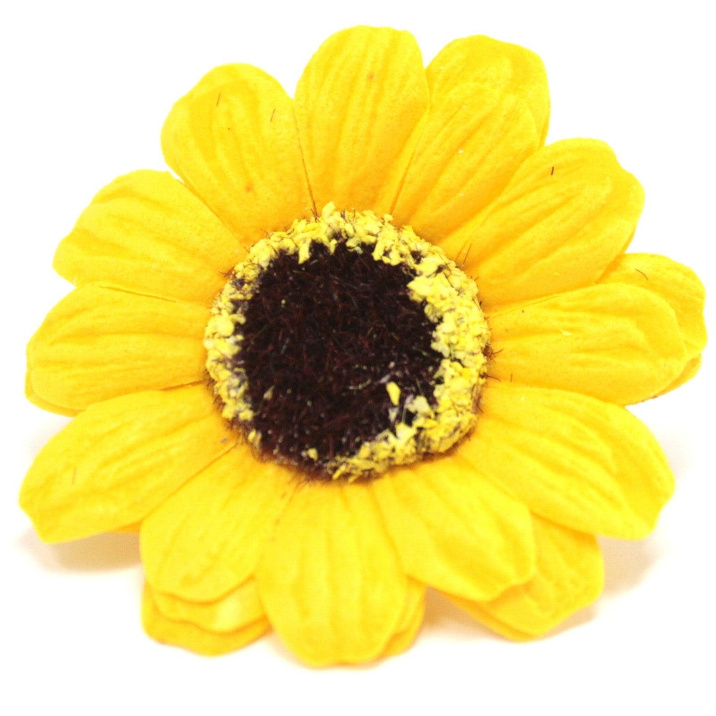 Craft Soap Flowers - Sml Sunflower - Yellow