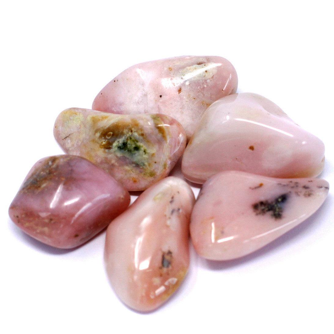 Pack of 24 Tumble Stones - Peruvian opal