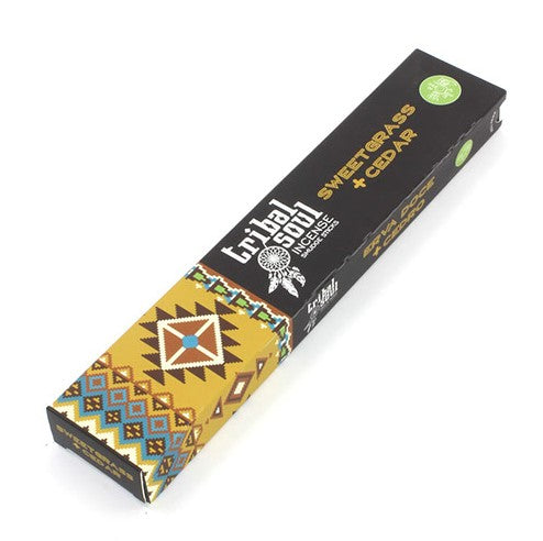 Tribal Soul Incense Sticks- Sweet Grass + Cedar