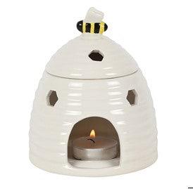 White Beehive Oil Burner