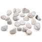 Small African Tumble Stones - White Howlite - Magnesite