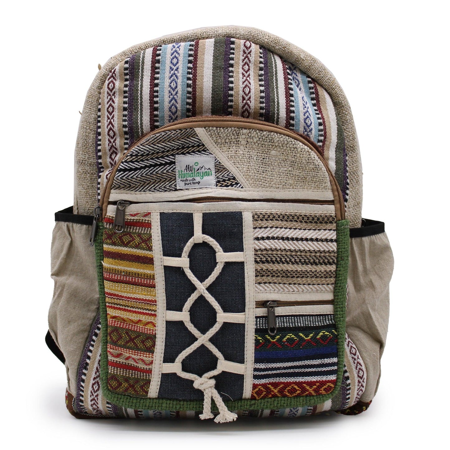 Large Backpack - Rope & Pockets Style