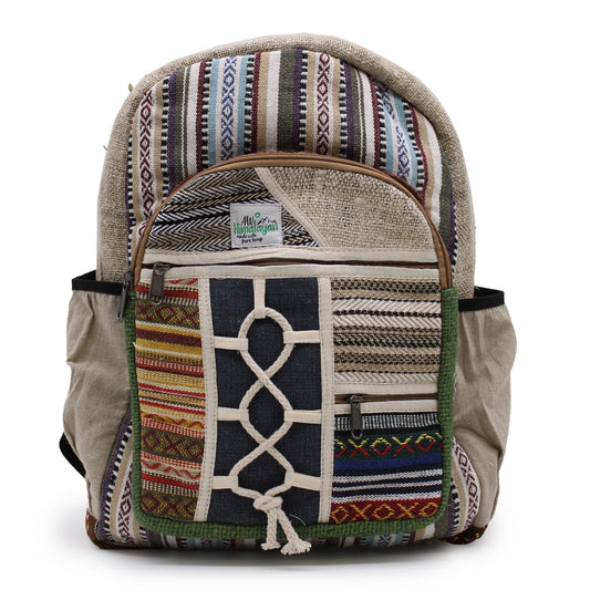 Large Backpack - Rope & Pockets Style