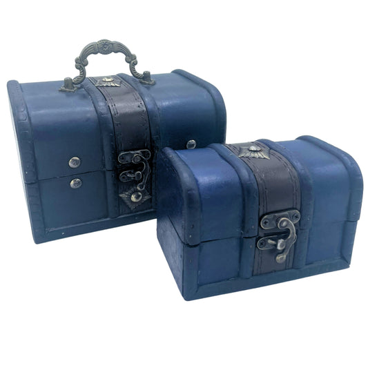 Treasure Chest - Set of 2 - Teal