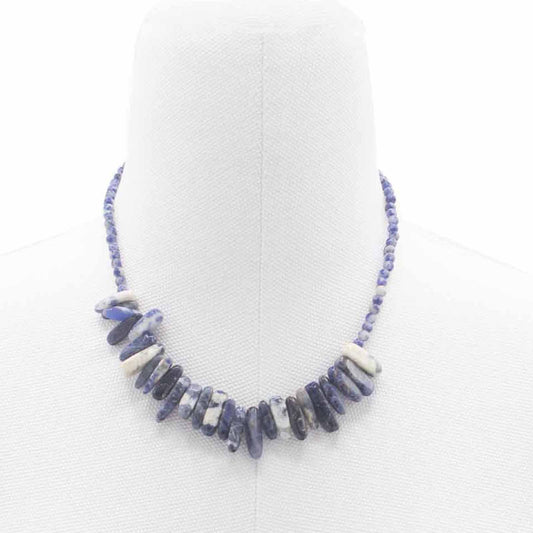 Longstone Gem Necklace - Sodalite