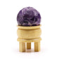 Gemstone Faceted Healing Ball & Stand - Amethyst