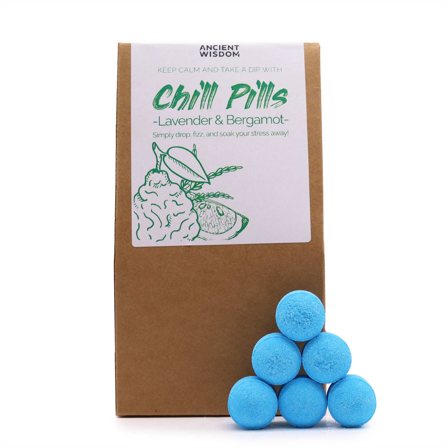 Chill Pills Gift Pack 350g - Lavender & Bergamot