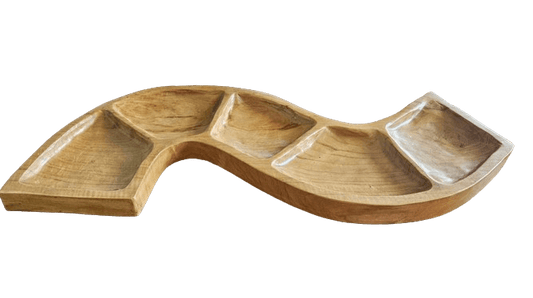 Snake Shaped Teak Bowl