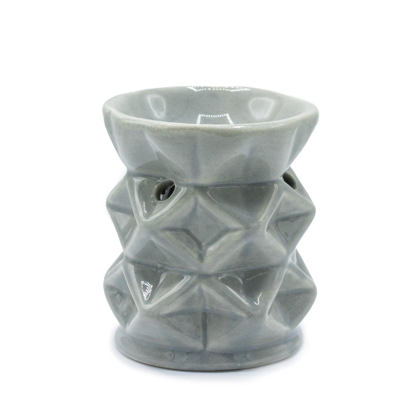 Oil Burner Geometric - Grey