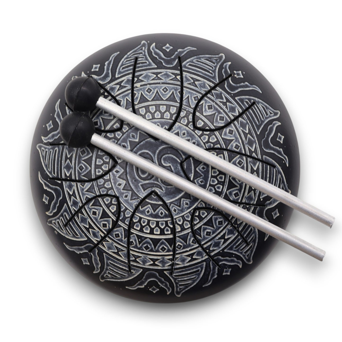 Hapi Drum Om Mandala Engraved - 16cm