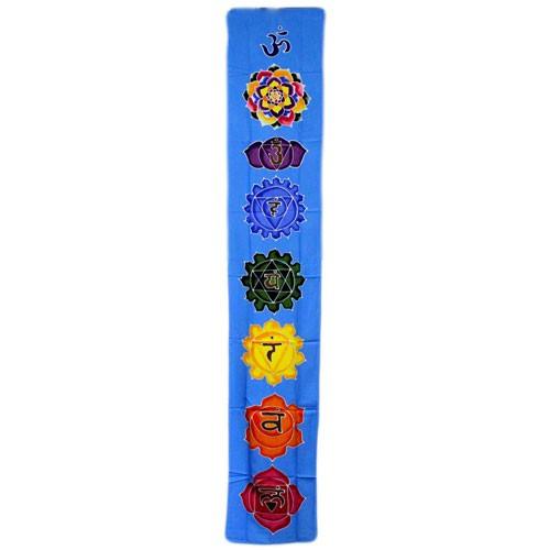 Chakra Drop Banner - Sky Blue 183x35cm