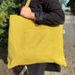 Jute & Cotton Reversible Big Bag - Pistachio