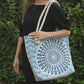 Rope Handle Mandela Bag - Sky Blue