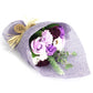 Standing Soap Flower Bouquet - Purple