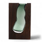 Glass Vase/Terarium inside Dark Tung Wood