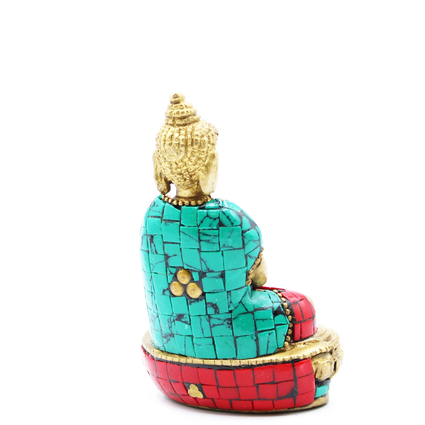 Brass Buddha Figure - Amitabha - 9.5 cm