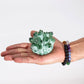 Crafted Quartz Cluster - Green Ghost Quartz