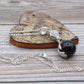 Gemstone Healing Hands Pendant - Black Agate