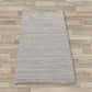 Small Indian Handloom Cotton Rug - Grey